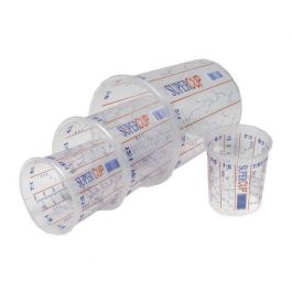 SET DI BICCHIERI Cilindrici Graduati in Vetro,Da Laboratorio Spessi,Con Aste EUR 49,99 - IT